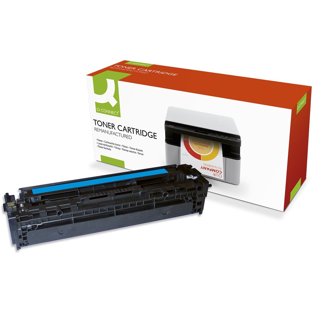 Q-CONNECT - Cyan-Toner 1400 Seiten für OEM: CB541A