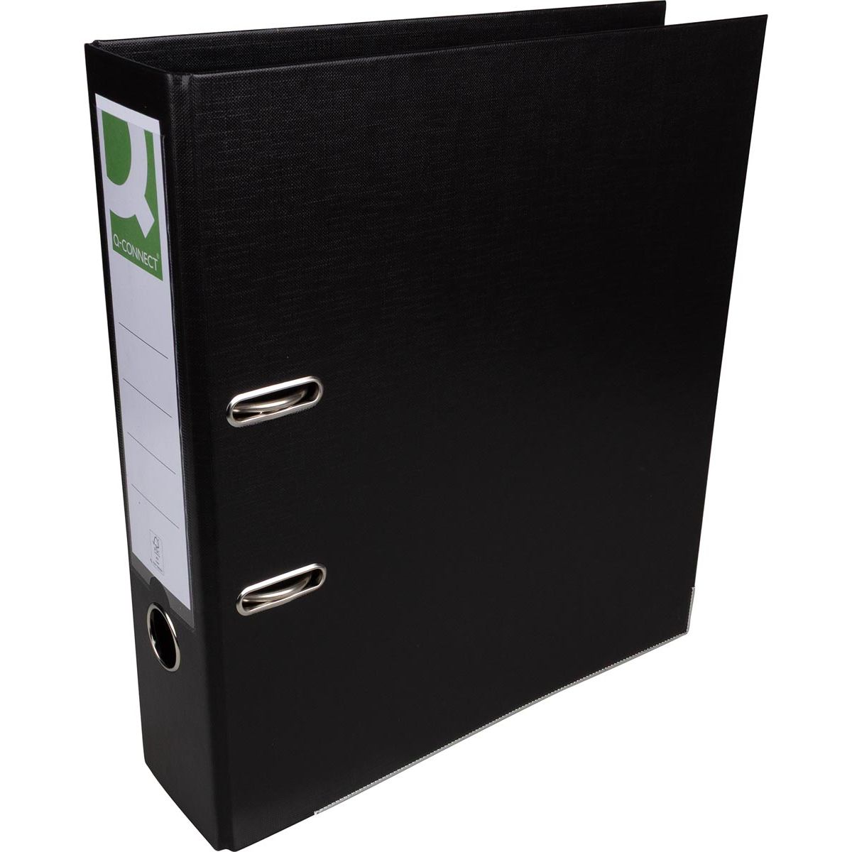 Q-CONNECT - ordner, voor ft A4, volledig uit PP, rug van 8 cm, zwart