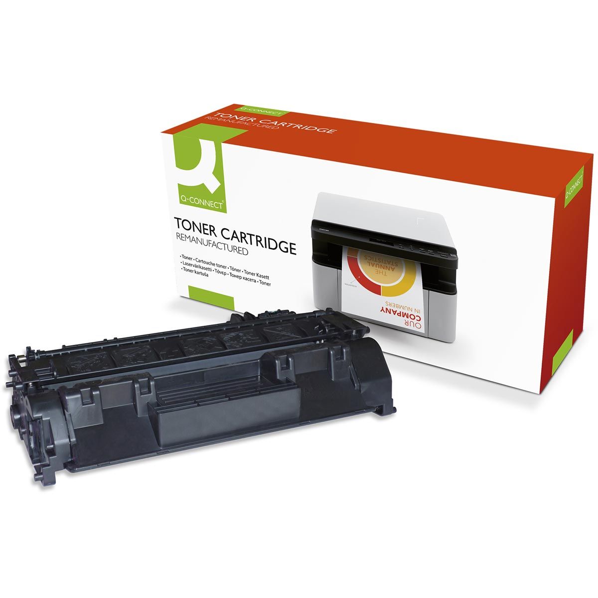 Q-CONNECT – schwarzer Toner 2300 Seiten für OEM: CE505A