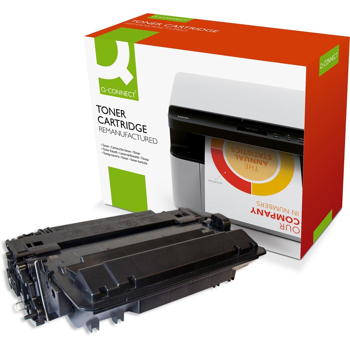 Q-CONNECT - toner zwart 12500 pagina's voor OEM: CE255X