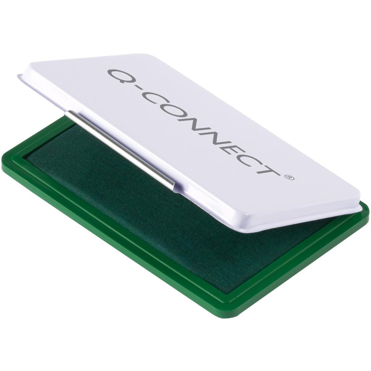 Q-CONNECT - stempelkussen, ft 90 x 55 mm, groen