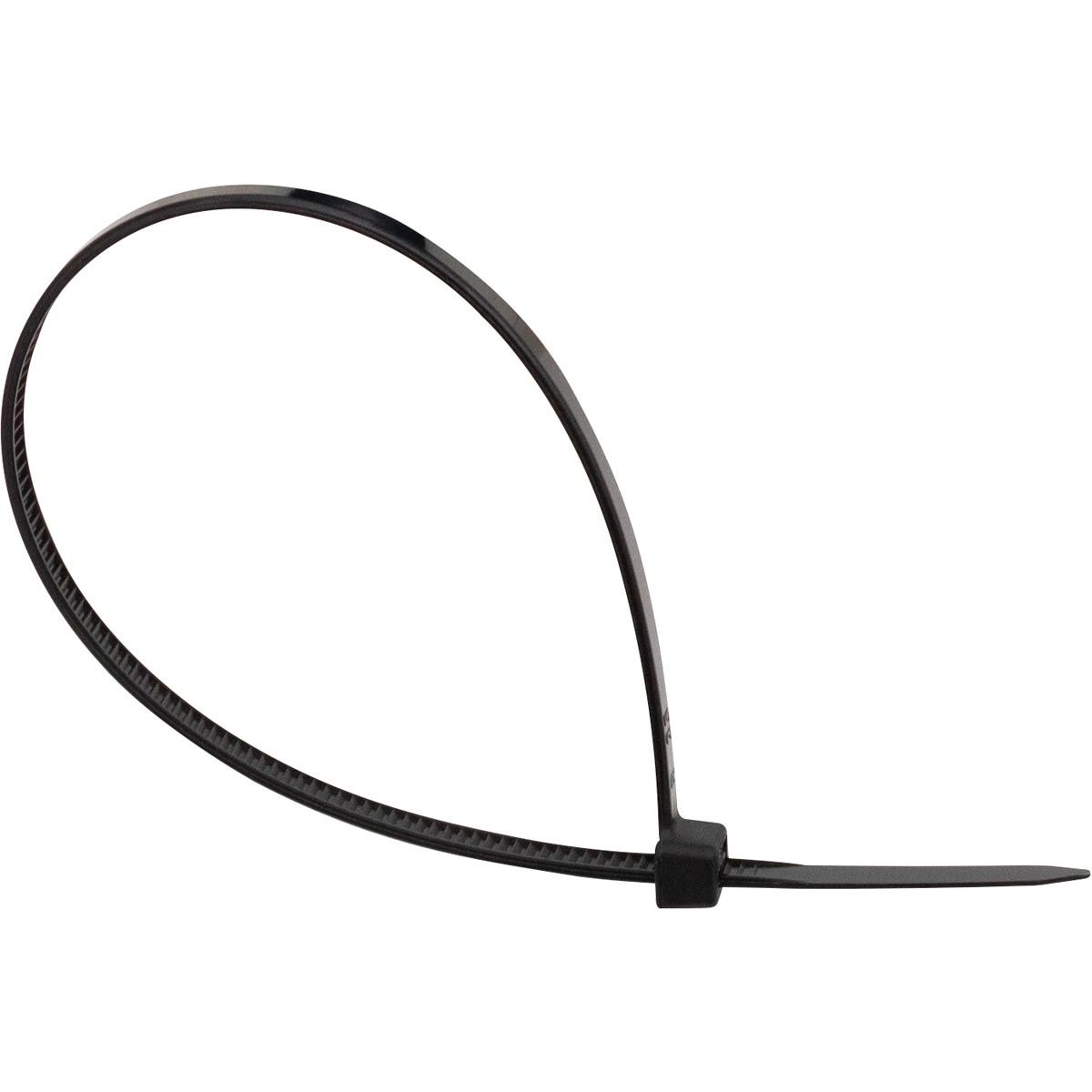 Q-CONNECT - kabelbinder, ft 200 x 3,6 mm, pak van 100 stuks, zwart