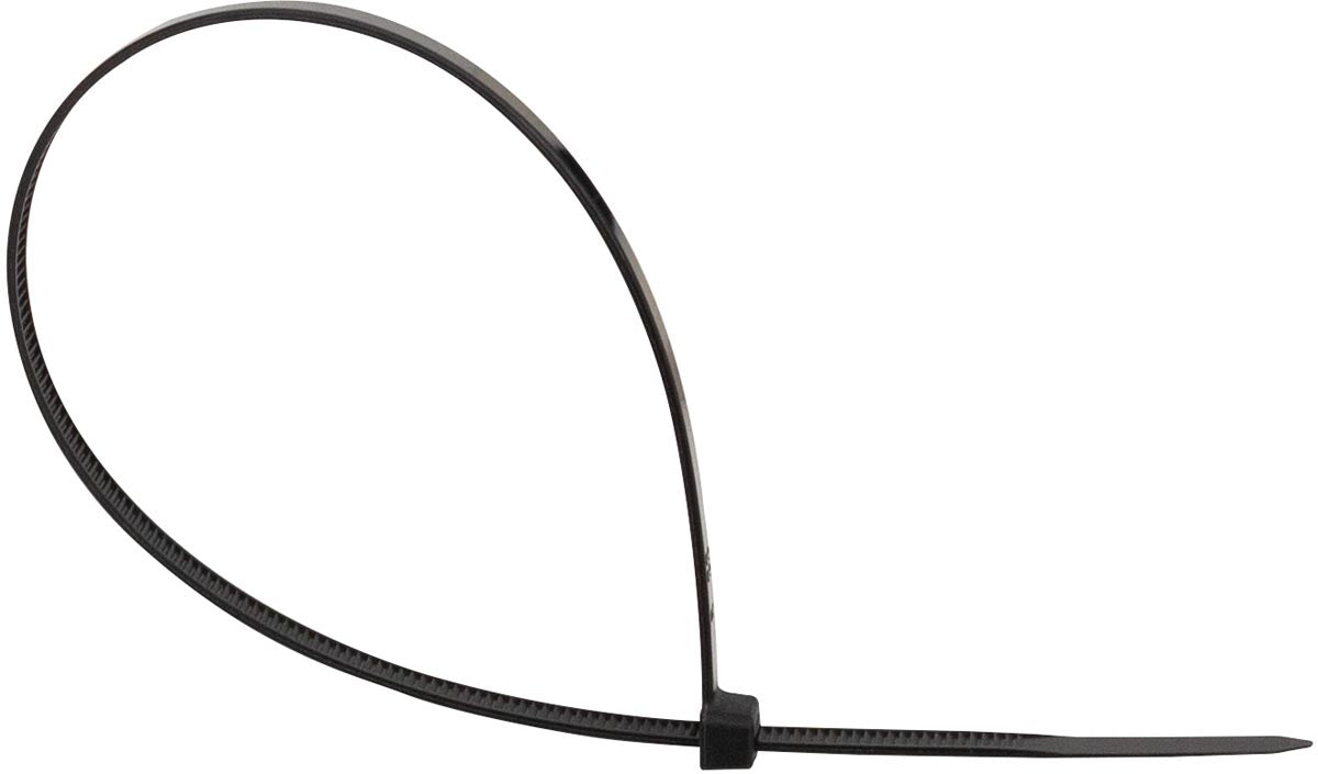 Klika - Q-CONNECT kabelbinder, ft 300 x 4,8 mm, pak van 100 stuks, zwart