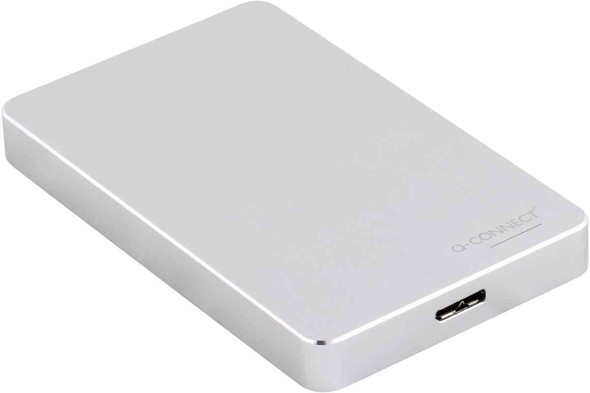 Q-CONNECT - disque dur externe USB 3.0, argent, 1 To
