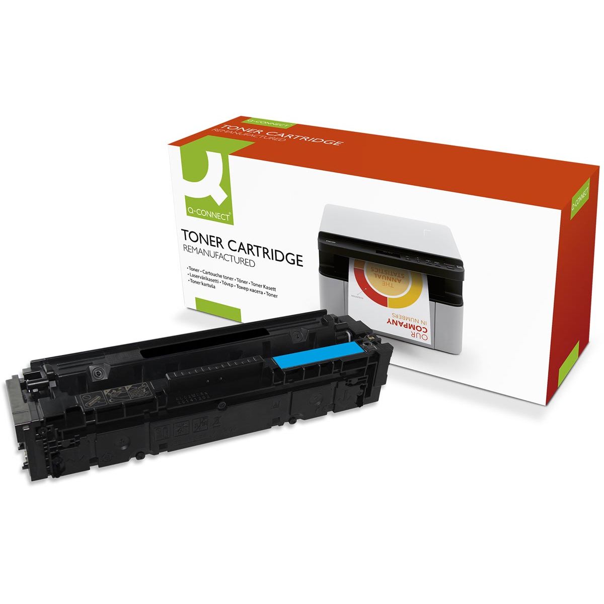 Q-CONNECT - toner cyaan 2300 pagina's voor OEM: CF401X