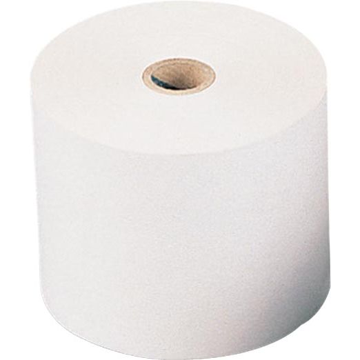 Q-CONNECT - thermorol, papier van 55 g, ft 57 mm, diameter +/- 45 mm, asgat 12 mm, lengte 25 m, 5 stuks