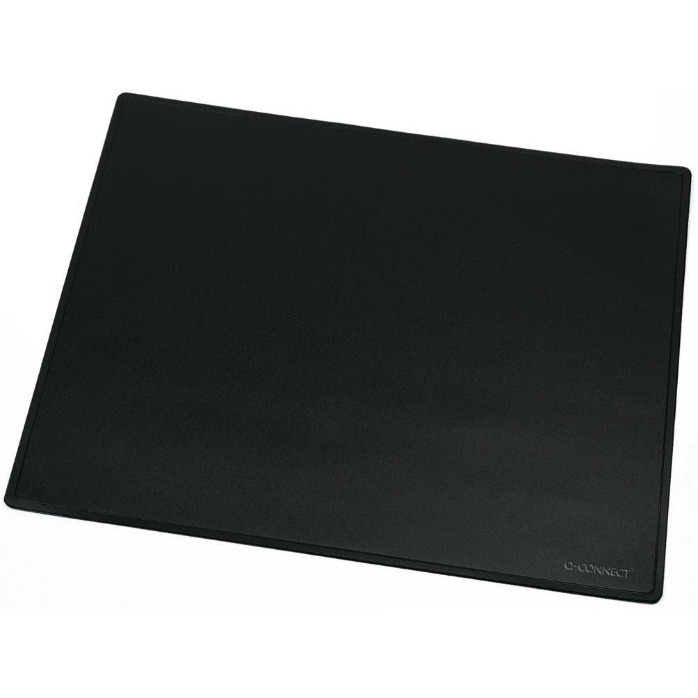 Q-CONNECT - onderlegger, ft 63 x 50 cm, zwart