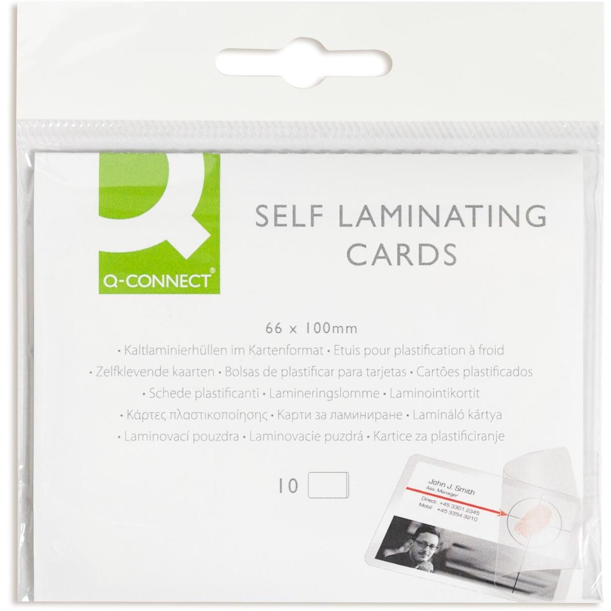 Q-CONNECT - Laminierfolie 66x100mm 10 Stück
