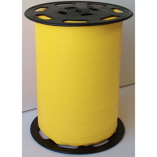 Ruban à friser - aspect papier 10mm x 250 mètres coloris 83 citron