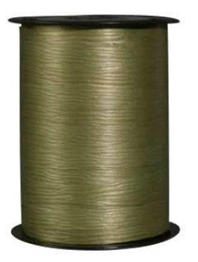Ruban à friser - aspect papier 10mm x 250 mètres coloris 976 Kaki