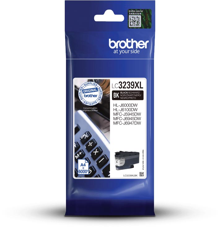 Brother - inktcartridge, 6.000 pagina's, OEM LC-3239XLBK, zwart