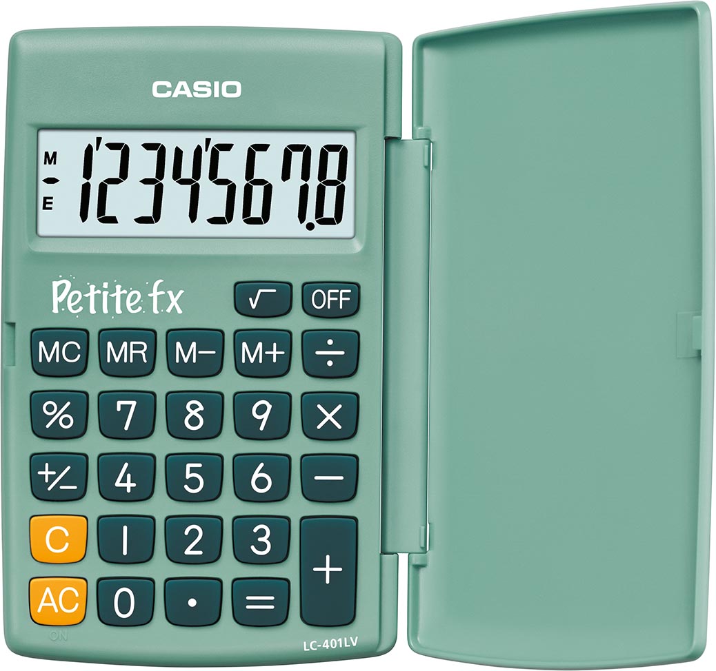 Casio - Calculatrice de poche Petite FX, verte
