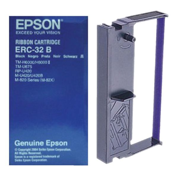 Epson - Ruban S015371 pour ERC-32B nylon noir