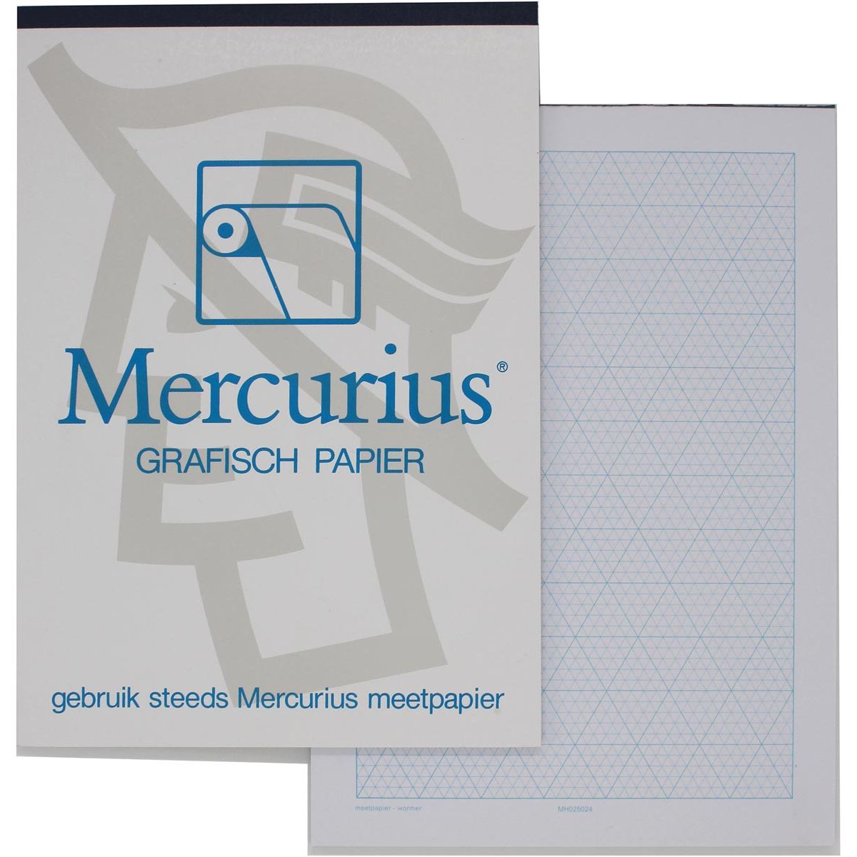 Mercurius - isometrisch grafisch papier, 50 vel, ft A3