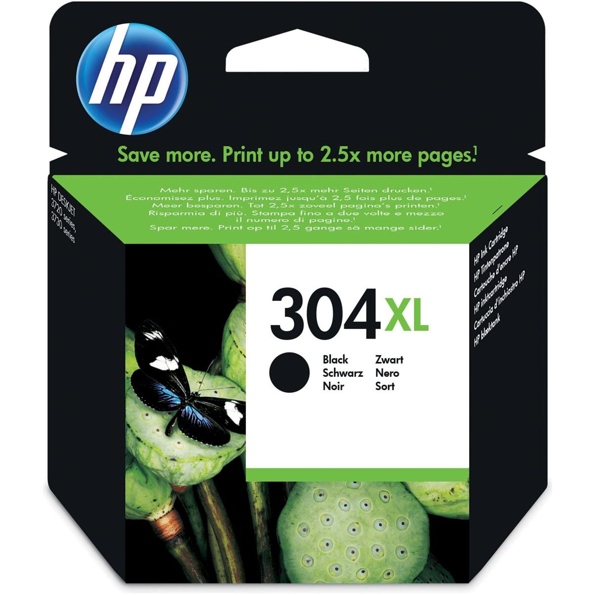HP - cartouche d'encre 304XL, 300 pages, OEM N9K08AE, noir