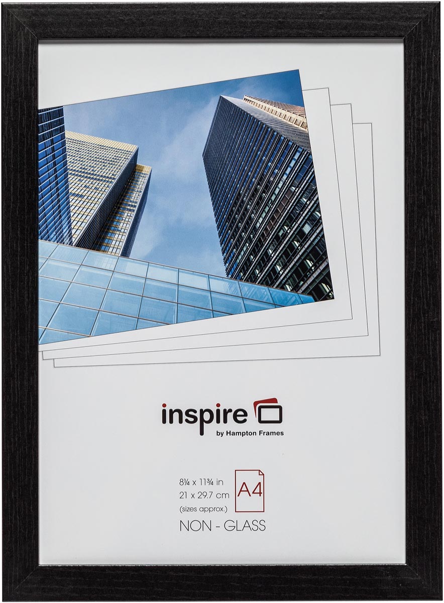 The Photo Album Company - Hampton fotokader , in 2 cm MDF, zwart, A4