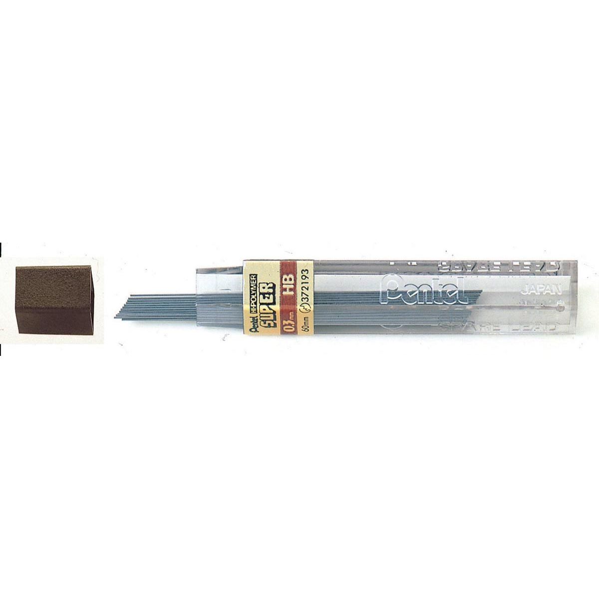 Pentel - potloodstiften, 0,3 mm, HB, etui van 12 stuks