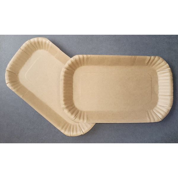 Timmers - kartonnen schaal 23x15x2cm P181 bruin vetwerend 100 stuks