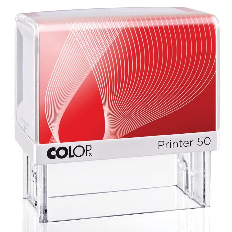 Colop - Stempel mit Gutscheinsystem Drucker Printer 50, max. 7 Zeilen, ft 69 x 30 mm