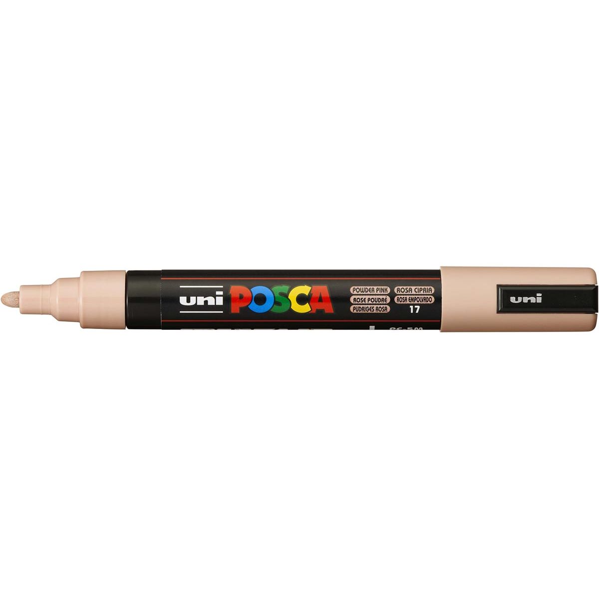 Posca - Uni paintmarker PC-5M, 1,8 2,5 mm, ronde punt, poeder roze