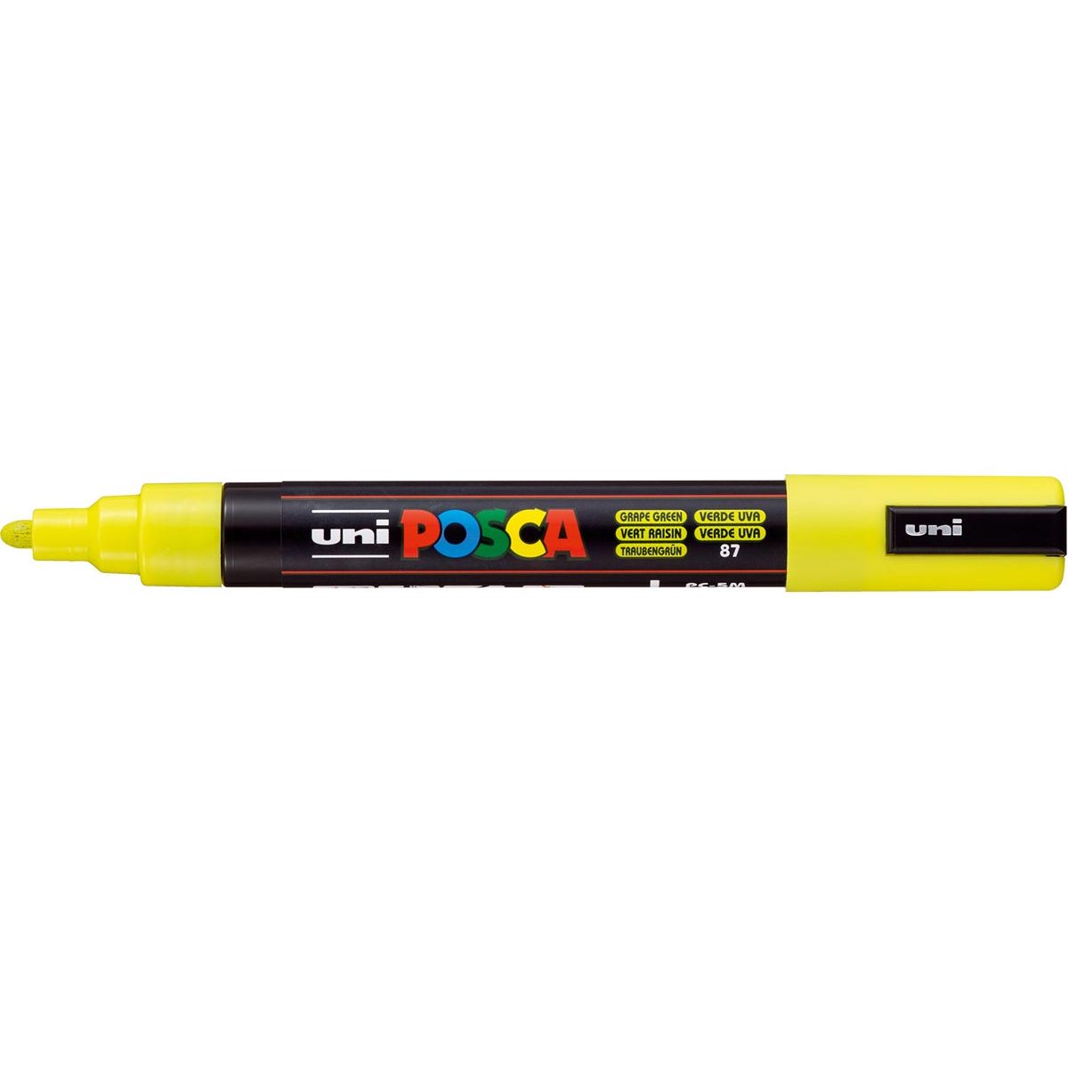 Posca - Uni paintmarker PC-5M, 1,8 2,5 mm, ronde punt, druifgroen