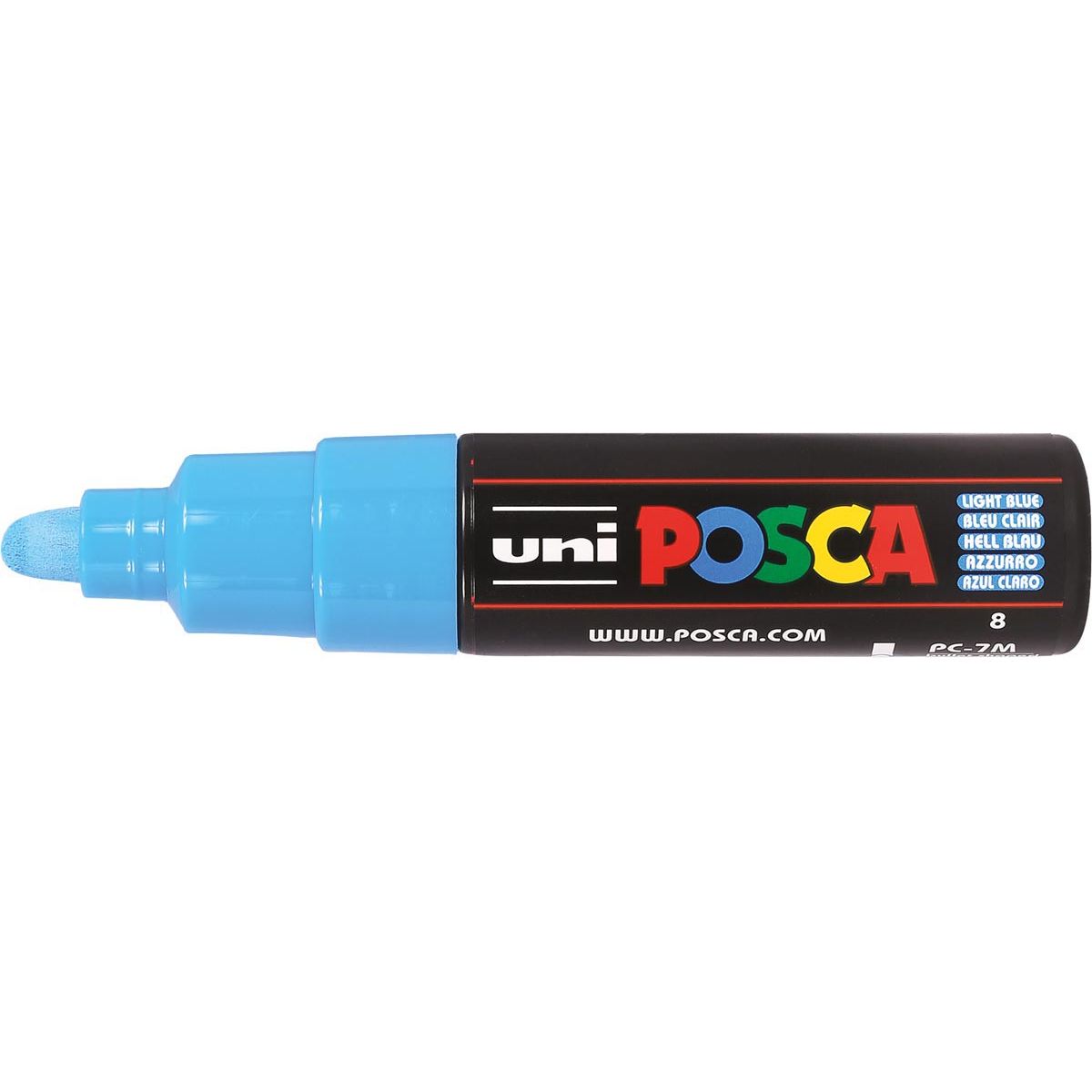 Posca - Marqueur Uni PC7M large bleu clair