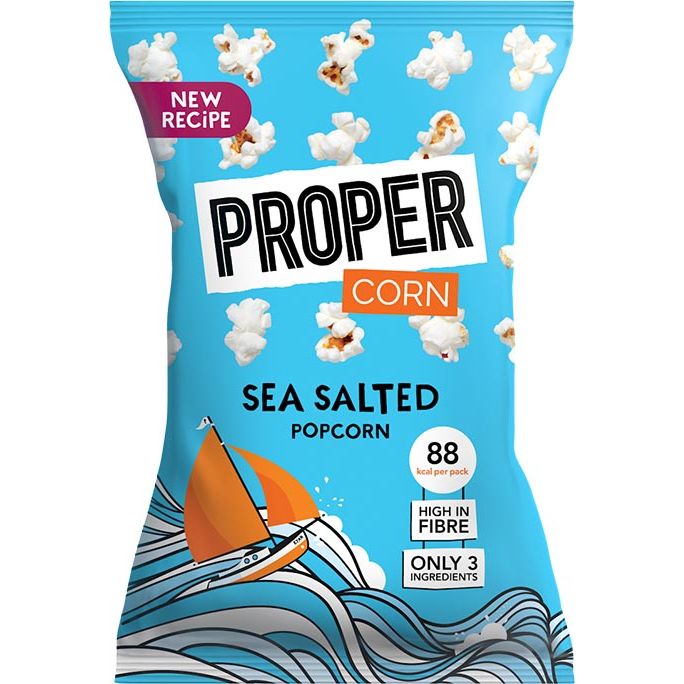 Proper - popcorn Sea Salt, zak van 20 g