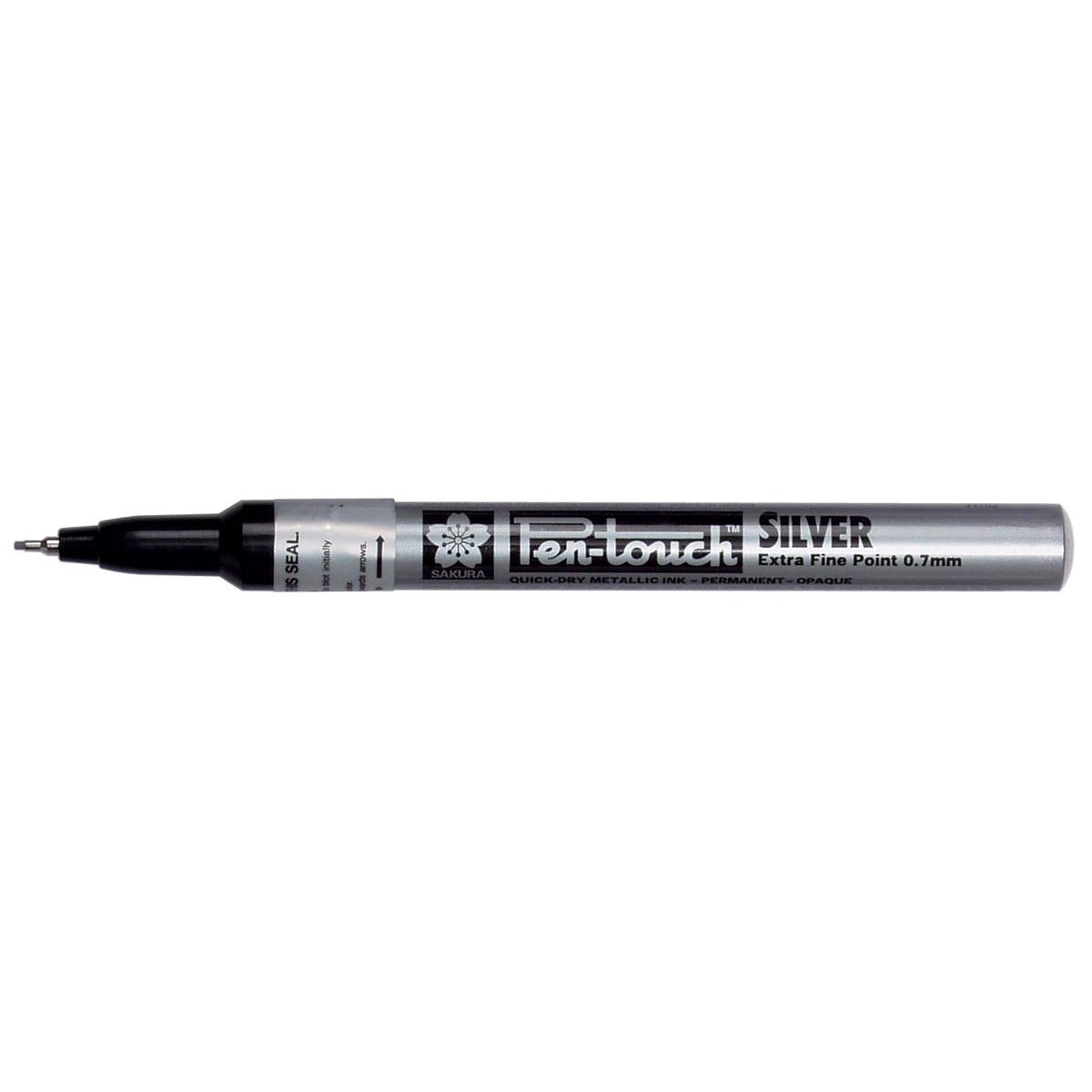 Sakura - paint Marker Pen-Touch punt van 0,7 mm, zilver