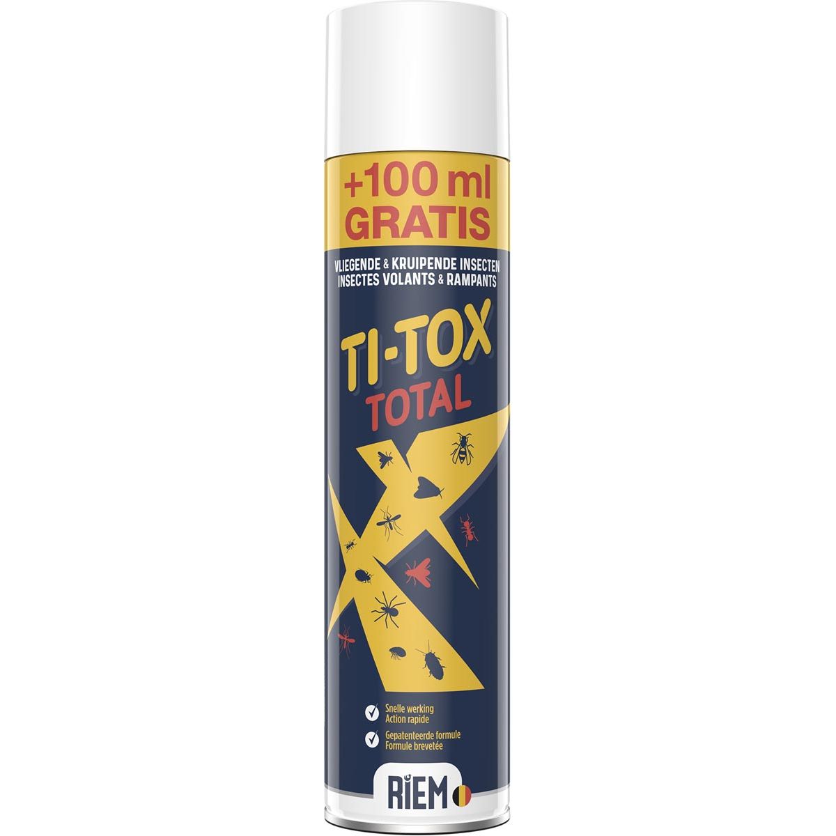 Riem - Ti-Tox insecticide Total, spray van 500 ml + 100 ml gratis