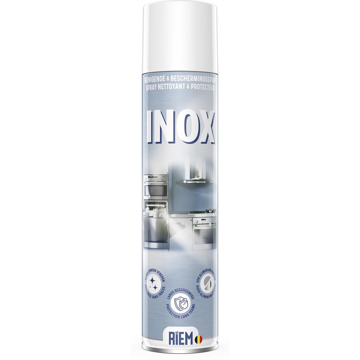 Riem - Inox reiniger, spray van 300 ml