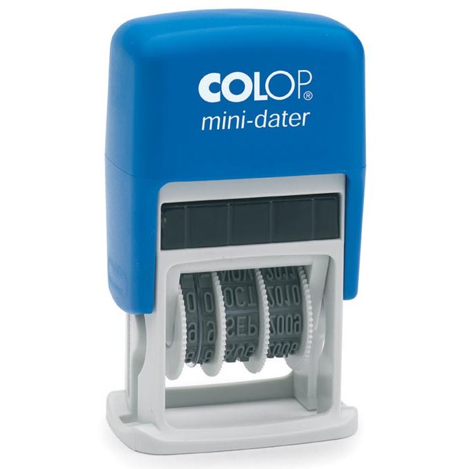 Colop - Tampon texte avec date Texte Mini-Dater : PAYE LE
