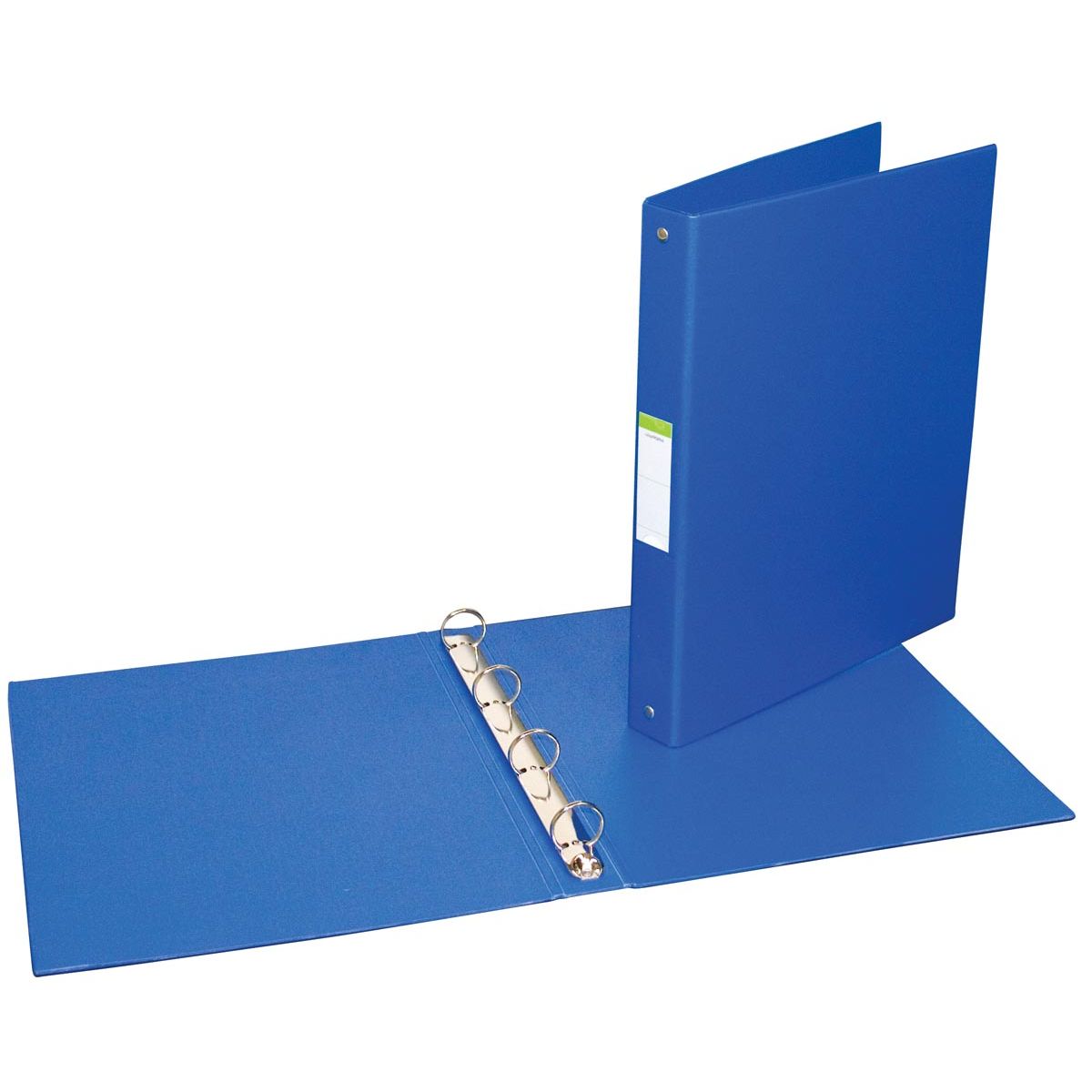 Aurora - Ringmap voor ft A4, 4 ringen van 25 mm, uit PVC, blauw