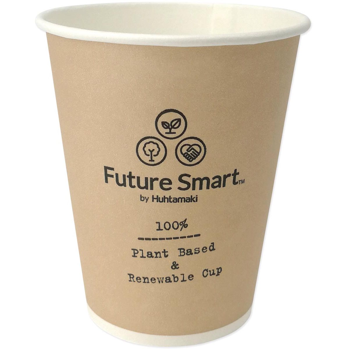 Klika - Gobelet Future Smart, en carton, 150 ml, paquet de 100 pièces