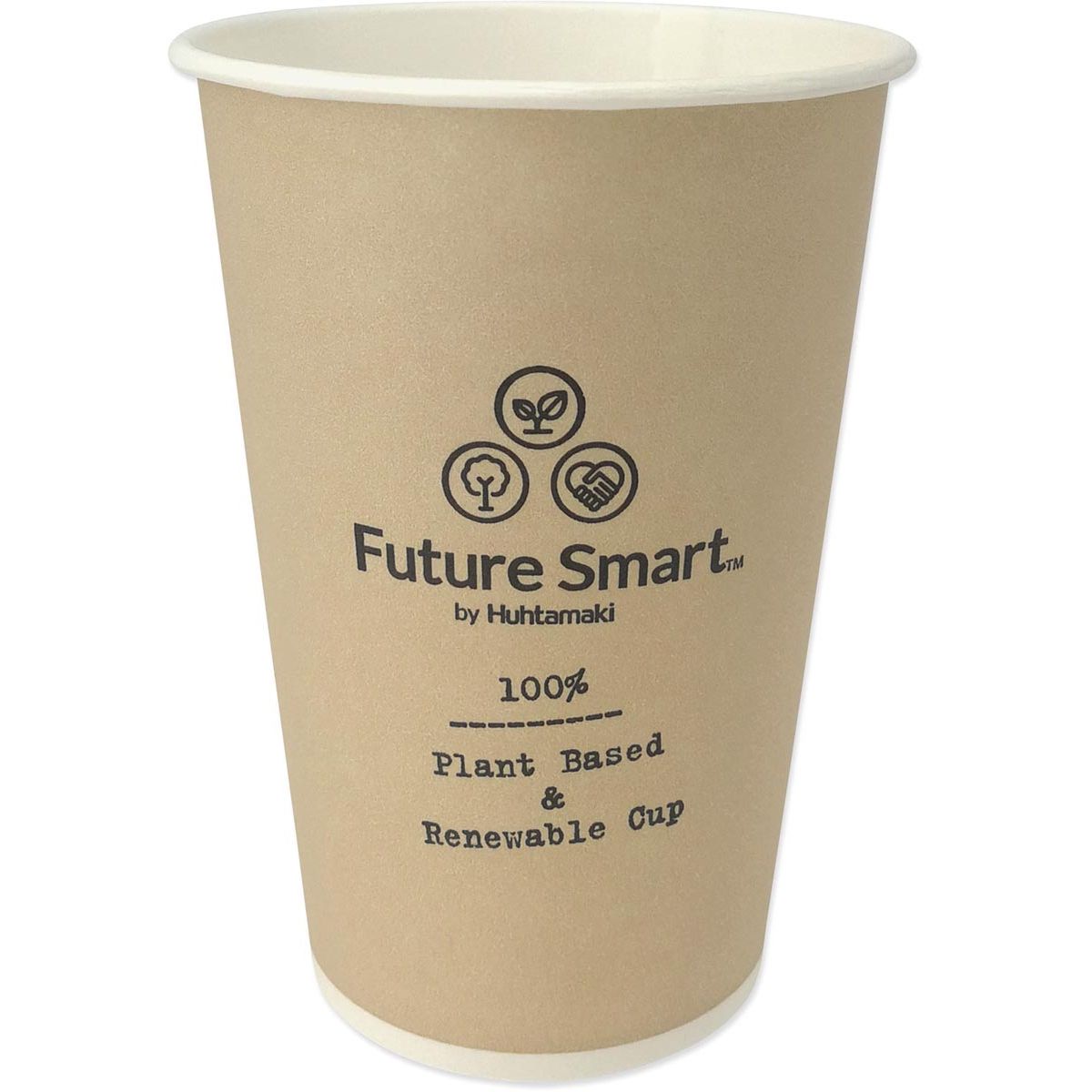 Klika - Gobelet Future Smart, en carton, 180 ml, paquet de 100 pièces