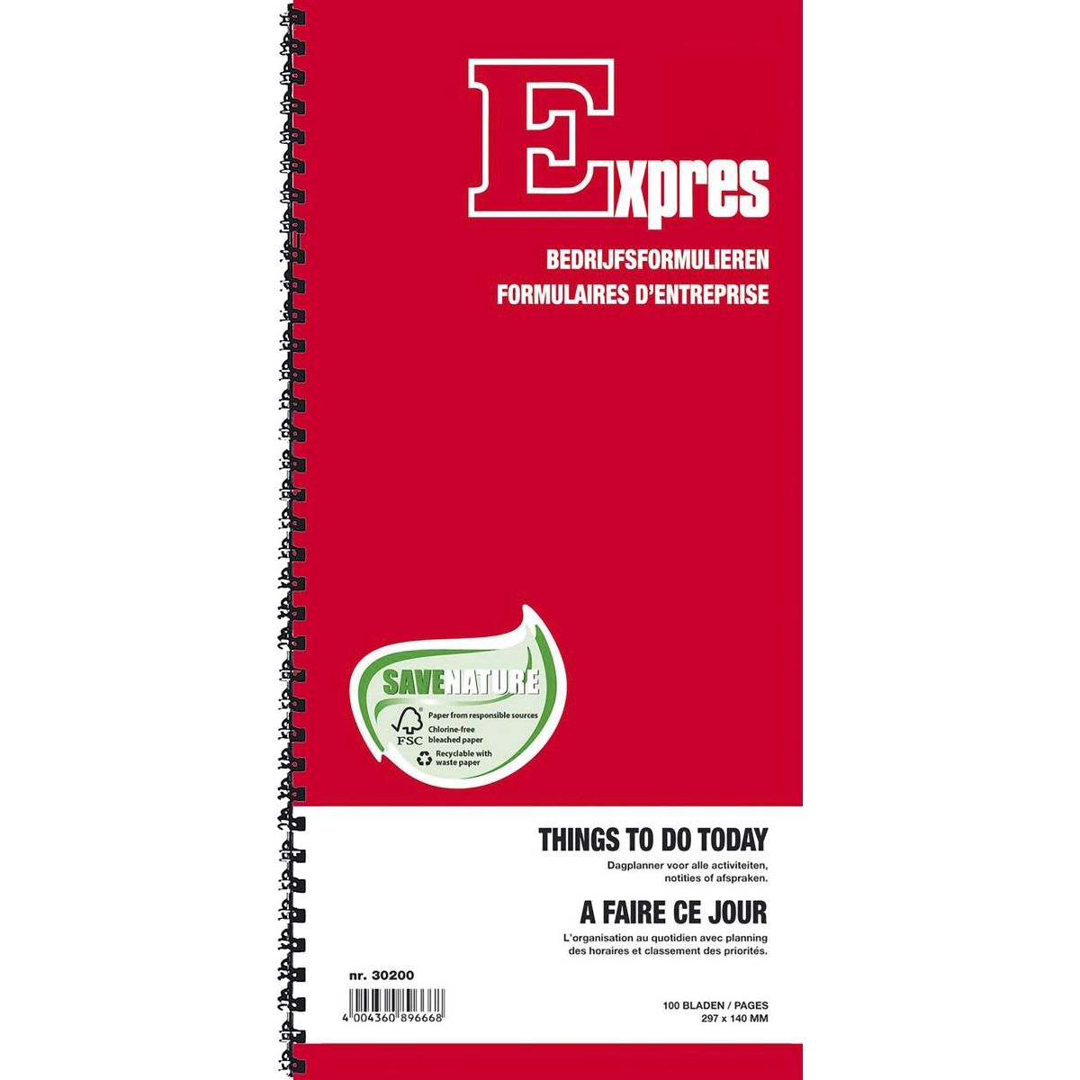 Sigel - Things To Do Today, pi 29,7 x 14 cm, international