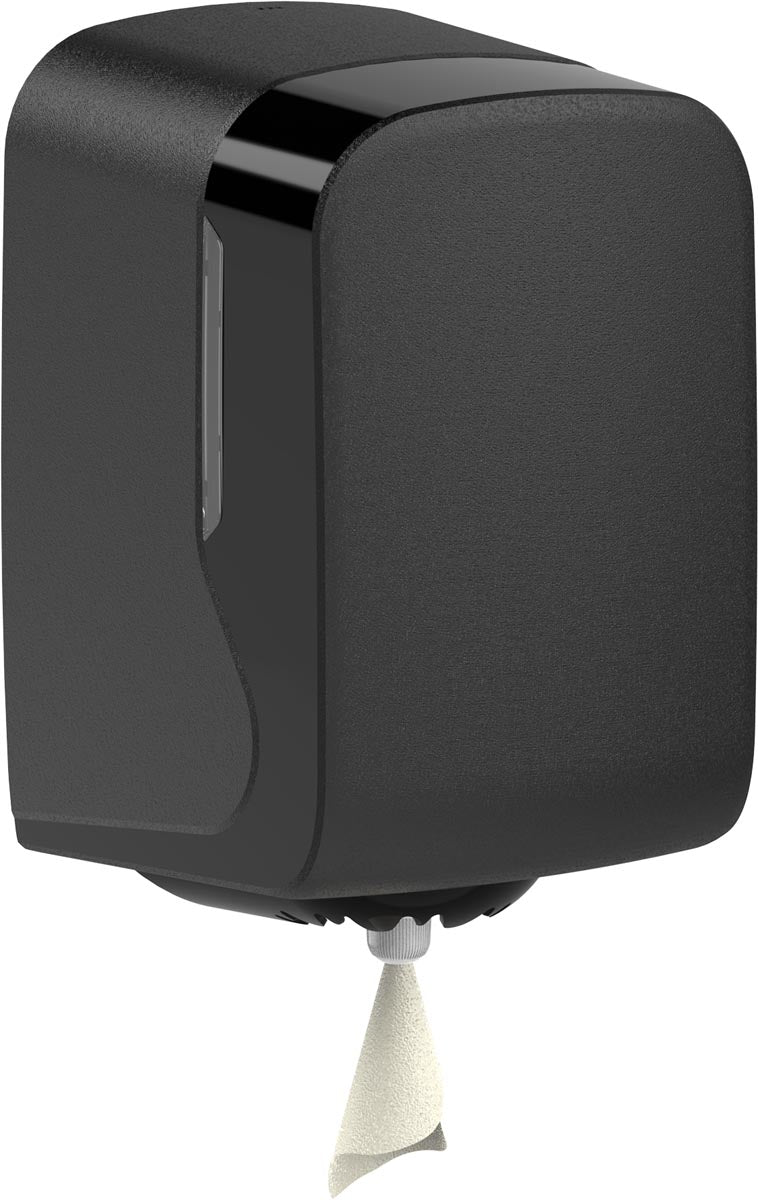 Zonder merk - Spotless poetspapierdispenser Midi, zwart