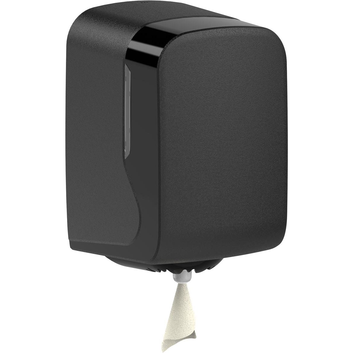 Zonder merk - Spotless poetspapierdispenser Midi, zwart