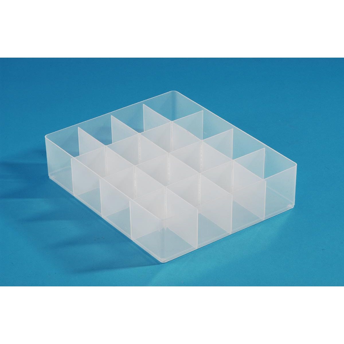 Really Useful Box - Box, divider met 16 vakjes, transparant