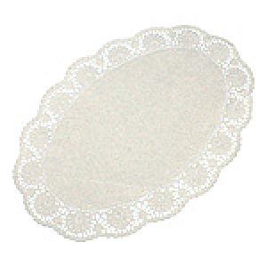 Bordure de gâteau en papier ovale 22x32cm 250 pcs