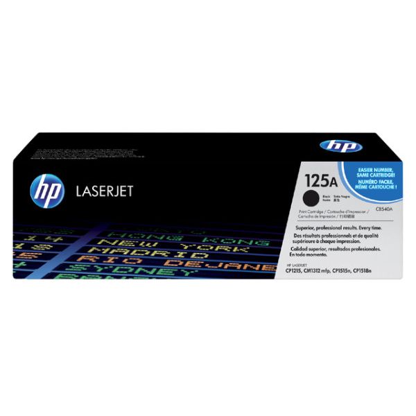 HP - Cartouche toner cb540a 125a noir