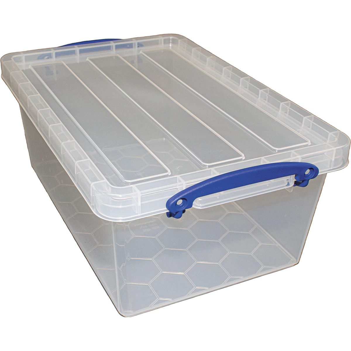Really Useful Box - Box Aufbewahrungsbox 10,2 l, nestbar, transparent