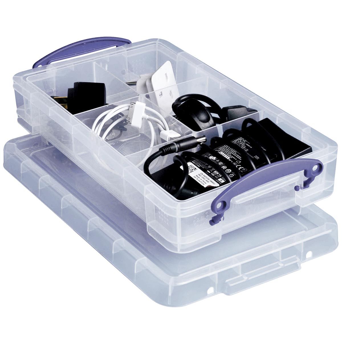 Really Useful Box - Box opbergdoos 2,5 liter, transparant