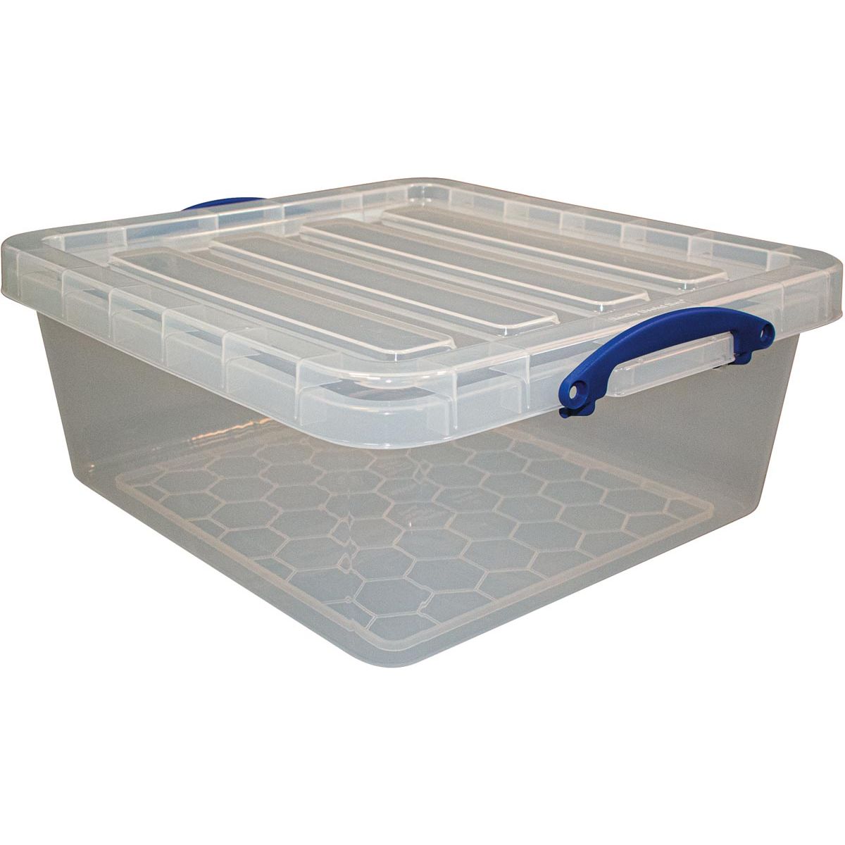 Really Useful Box - Boîte de rangement Box 31,5 l, emboîtable, transparente