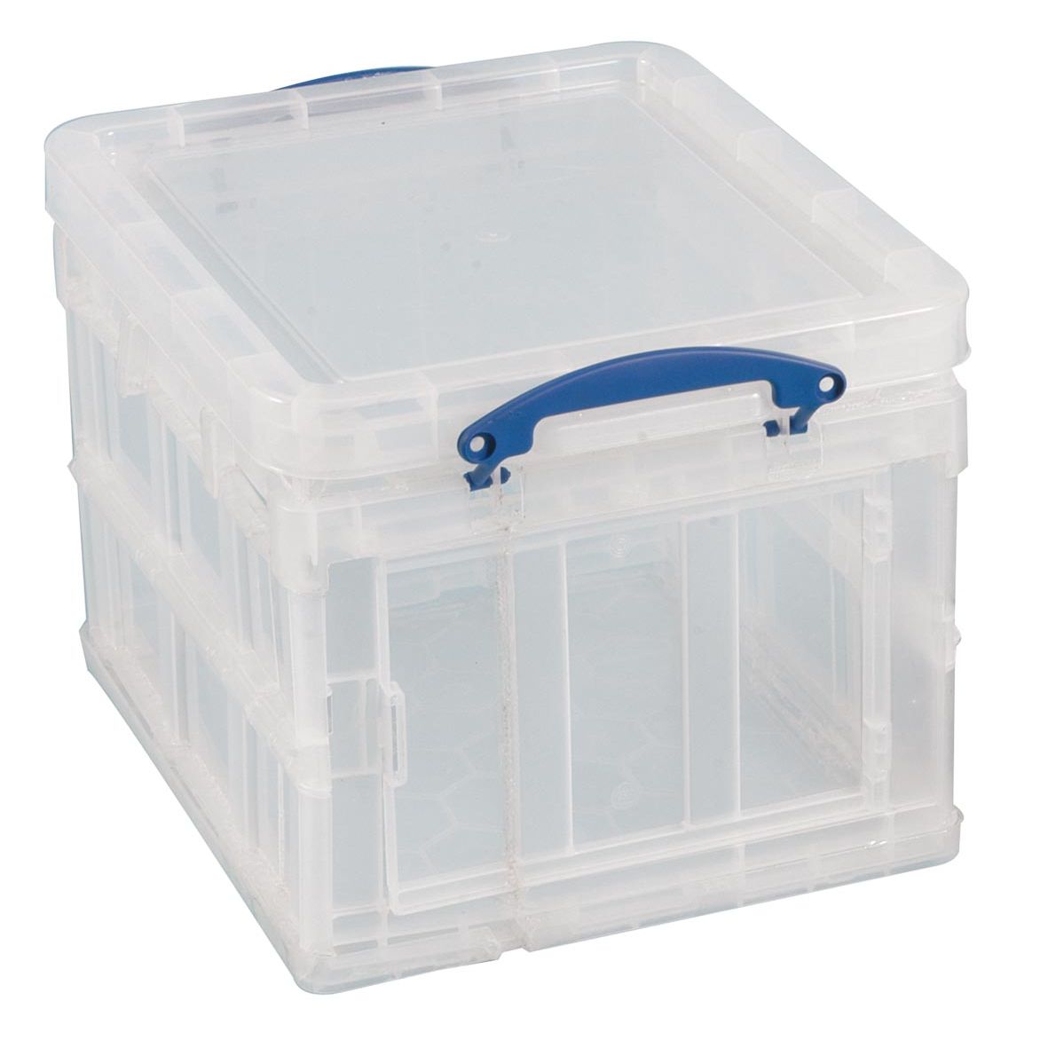Really Useful Box - Box opbergdoos 35 liter opvouwbaar, transparant