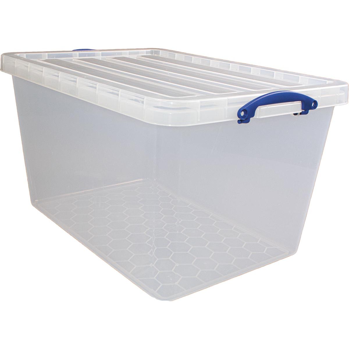 Really Useful Box - Box opbergdoos 96 l, nestbaar, transparant