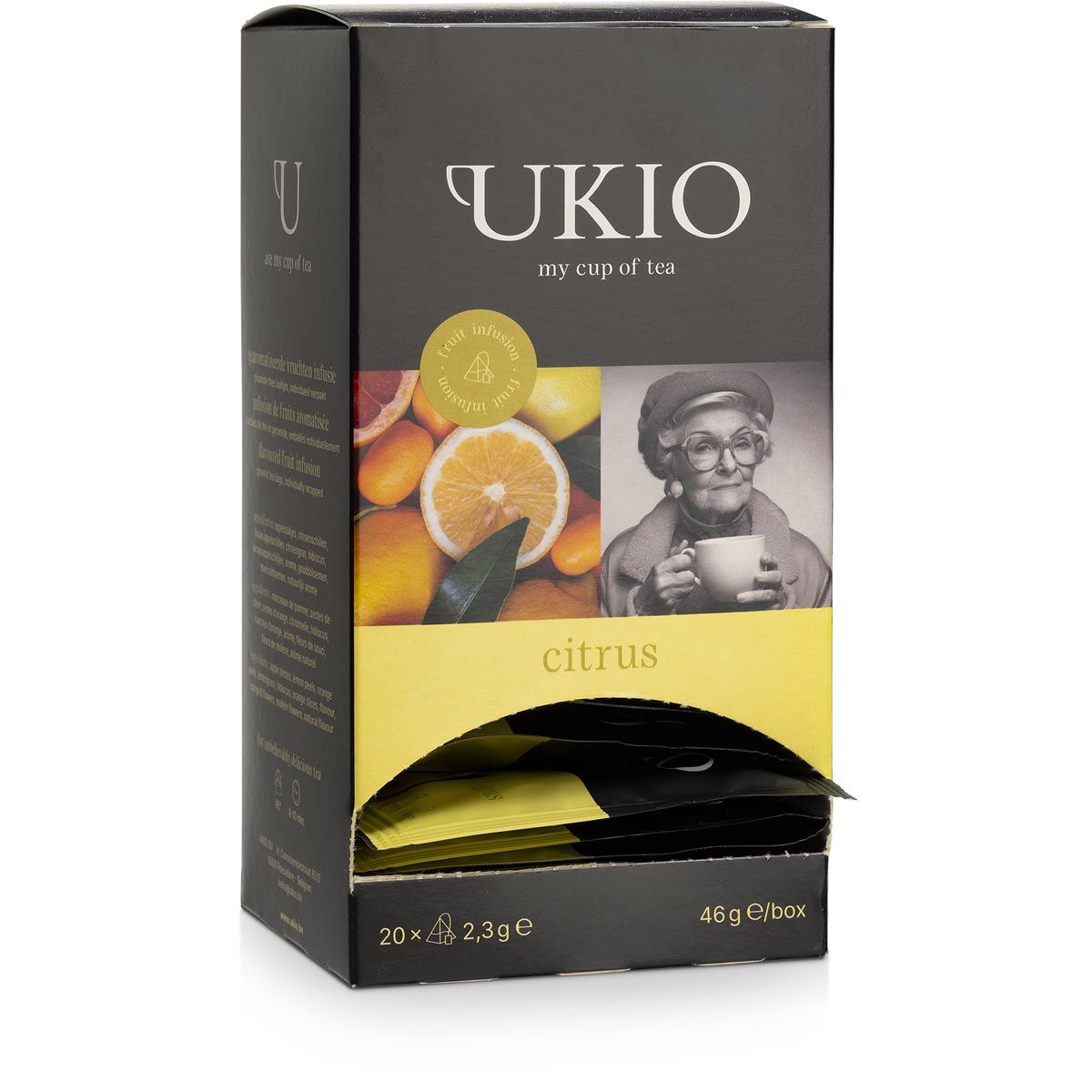 Ukio - infusie Citrus, individueel verpakt, pak van 20 stuks