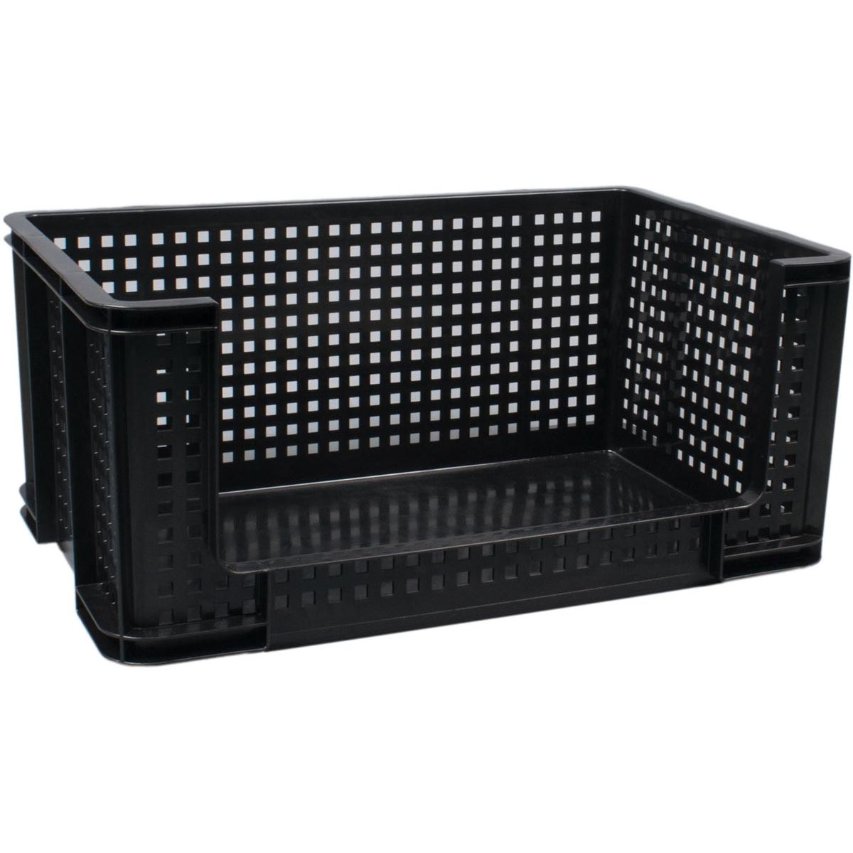 Really Useful Box - Panier de rangement Box 64 litres, noir