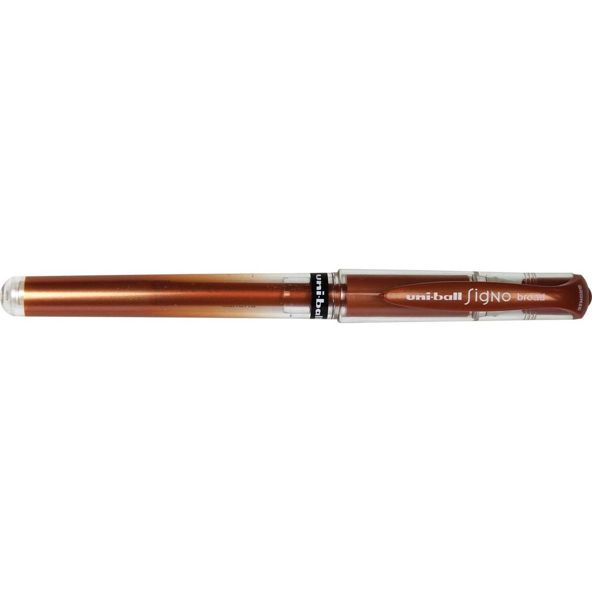 Uni-ball - roller Signo Broad Creative, brede punt, brons