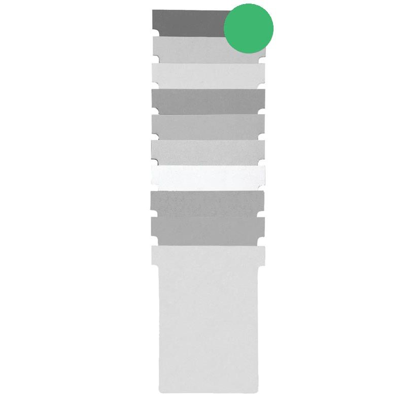 Nobo - T-Plan-Boardkarten-Index 1,5, ft 53 x 45 mm, grün