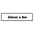 Quantore - Labele tze-251 24mmx8m zw/wt
